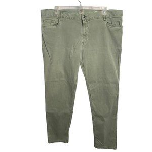 Faherty Pants 42x32  Actual 43x32 Men's GREEN Khaki Chino Casual 5 pocket pants